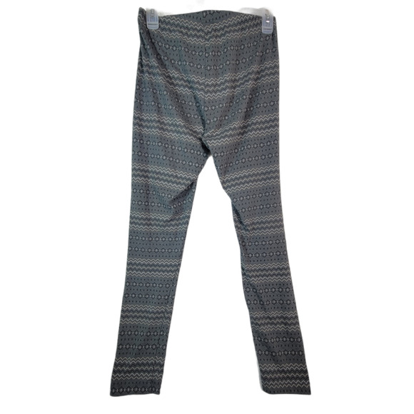 Old Navy Fair Nordic Isle Gray White Comfy Soft Pajama Fitted Leggings Sz M - Picture 4 of 6